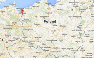 Poland Map-Szczecin