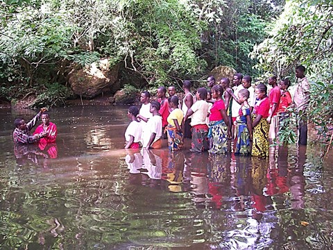 baptism service in Nigeria