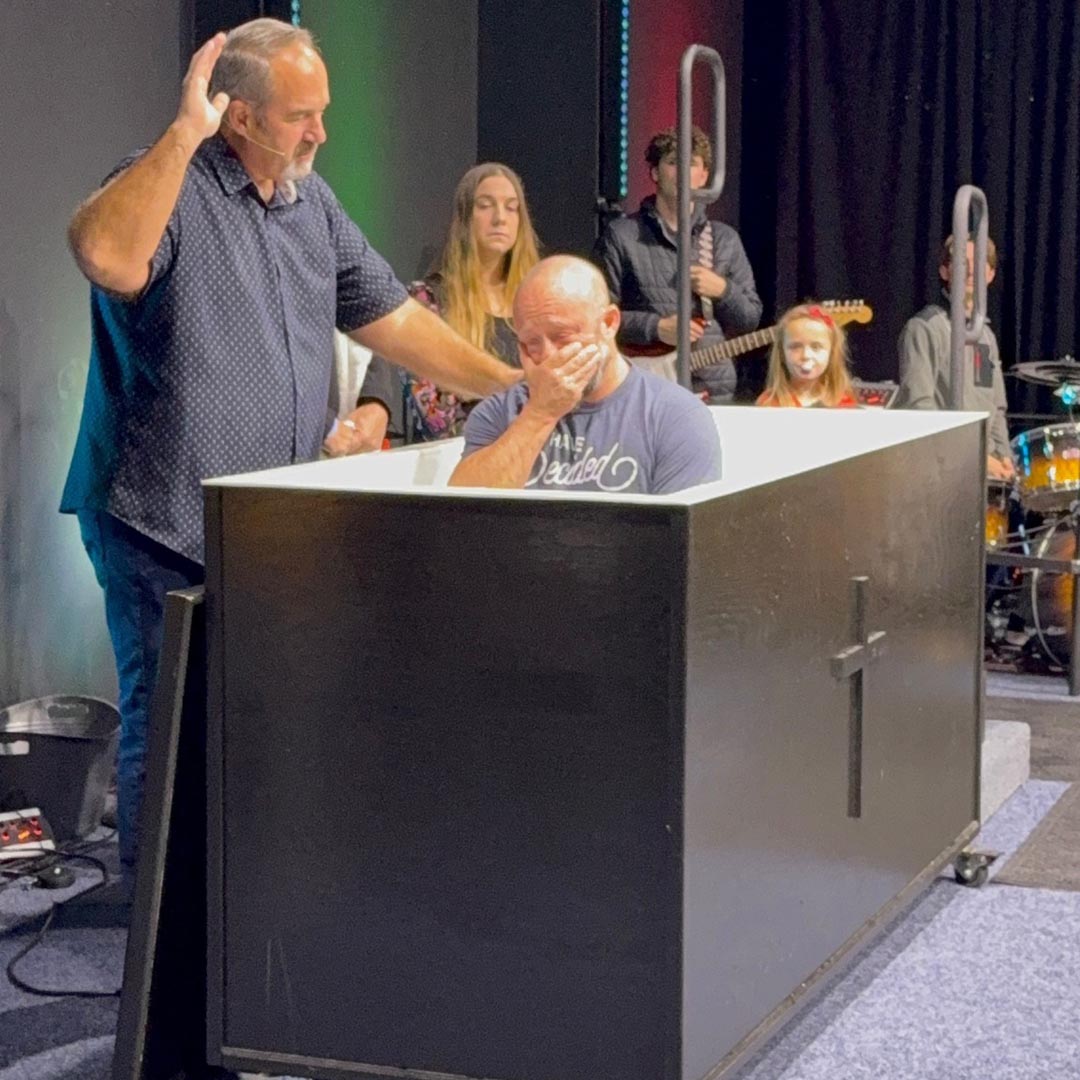 Virginia Hills Church is baptizing dozens of new believers as a result of its community outreach, which it expanded after inviting Converge MidAtlantic’s church strengthening director to lead a vision day. Image courtesy of Virginia Hills Church.