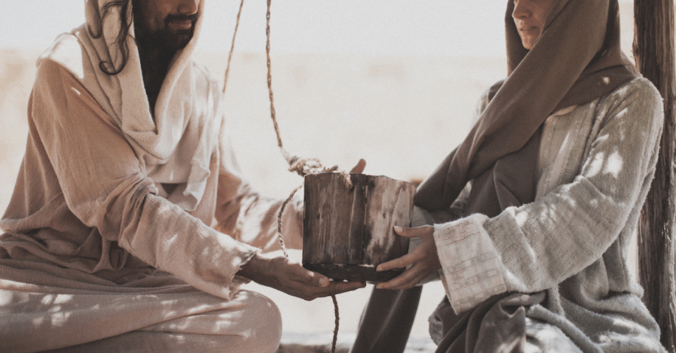 Jesus and woman at the well