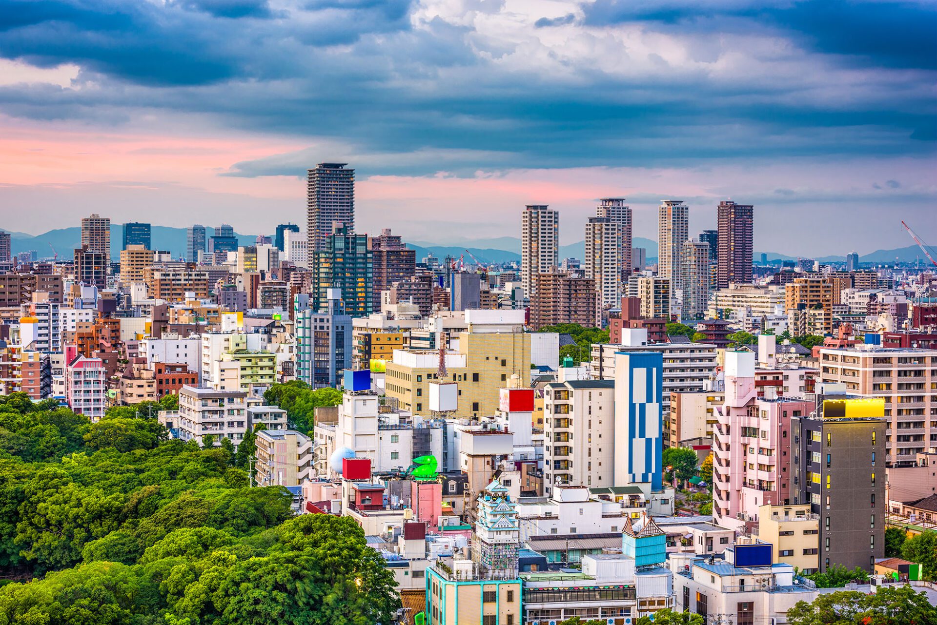 Osaka, Japan Cityscape