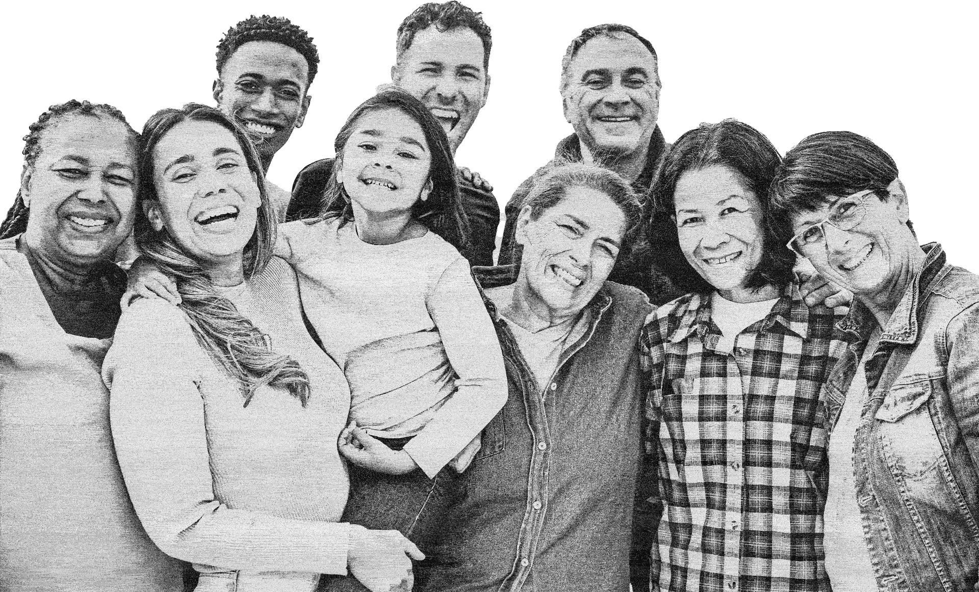Happy people